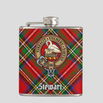 Clan Stewart Crest Flask