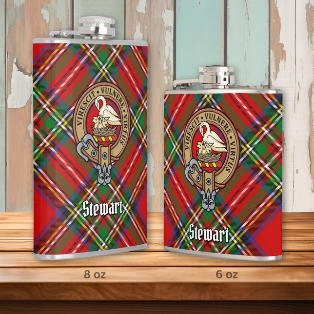 Clan Stewart Crest Flask (Creator Uploaded)