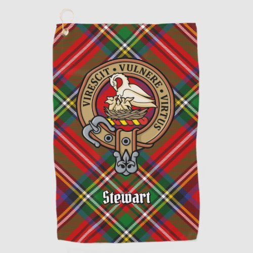 Clan Stewart Crest Golf Towel