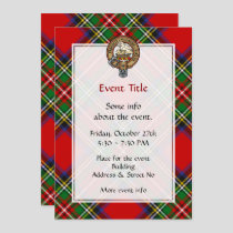 Clan Stewart Crest Invitation