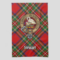 Clan Stewart Crest Kitchen Towel