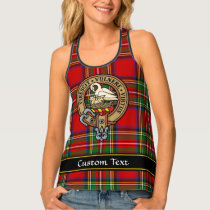 Clan Stewart Crest over Tartan Tank Top