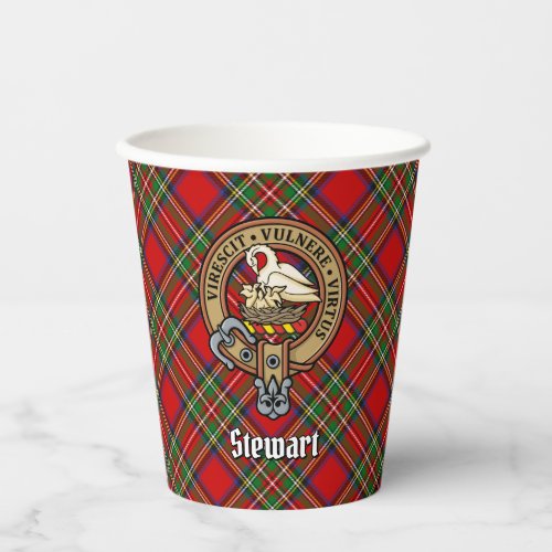 Clan Stewart Crest Paper Cups