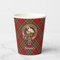 Clan Stewart Crest Paper Cups