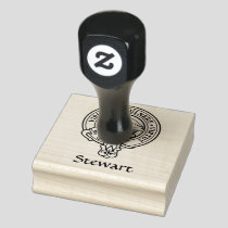 Clan Stewart Crest Rubber Stamp