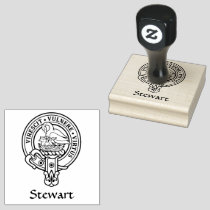 Clan Stewart Crest Rubber Stamp