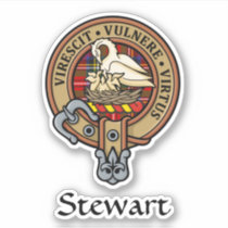 Clan Stewart Crest Sticker
