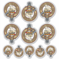 Clan Stewart Crest Sticker Set