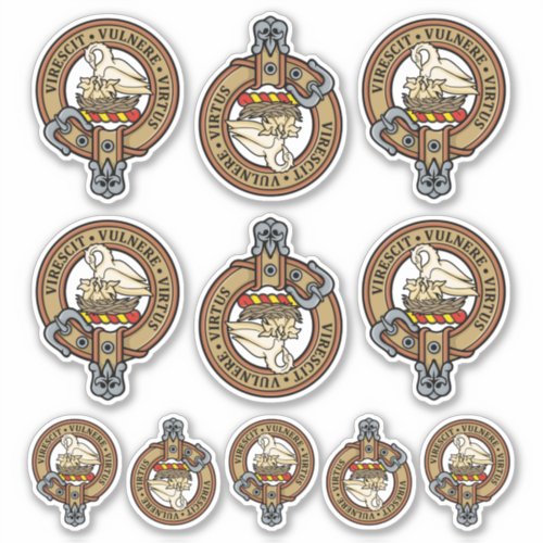 Clan Stewart Crest Sticker Set