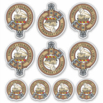 Clan Stewart Crest Sticker Set