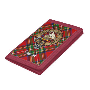 Clan Stewart Crest Tri-fold Wallet