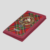 Clan Stewart Crest Trifold Wallet
