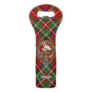 Clan Stewart Crest Wine Bag