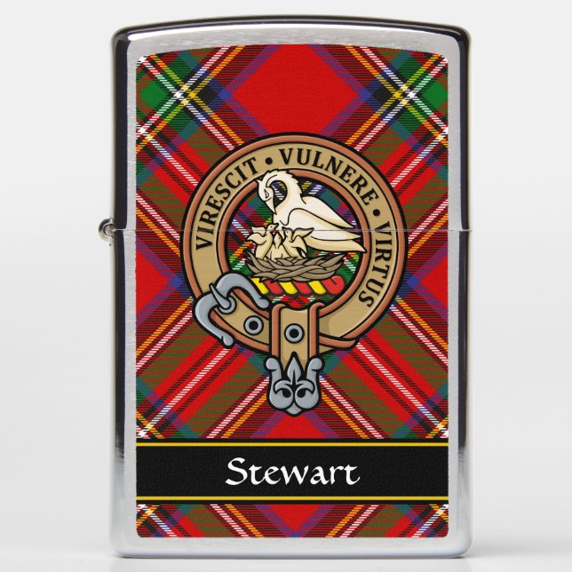 Clan Stewart Crest Zippo Lighter (Front)