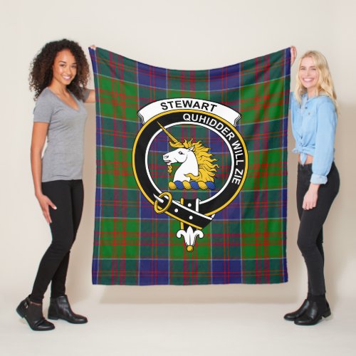 Clan Stewart of Appin Hunting Modern of Appin Ta Fleece Blanket