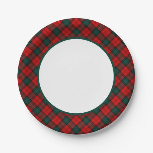 Clan Stewart of Atholl Tartan Border Paper Plates