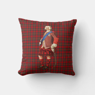 Clan Stewart Old Scotland Throw Pillow