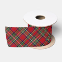 Clan Stewart Plaid Tartan Red Green Check
