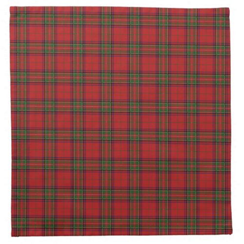 Clan Stewart Royal Scottish Tartan Plaid Pattern Cloth Napkin