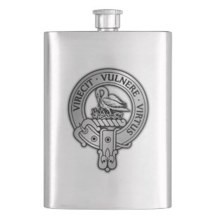 Clan Stewart   Stuart Crest  Flask