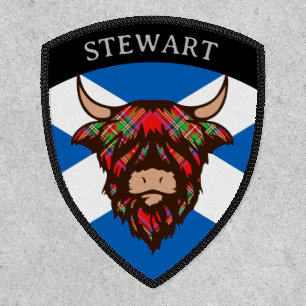Clan Stewart   Stuart [EDIT] Tartan Coo Patch