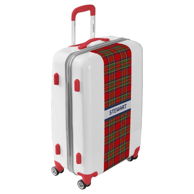 Clan Stewart | Stuart [EDIT] Tartan Luggage (Rotated Left)