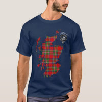 Clan Stewart | Stuart Map & Crest T-Shirt