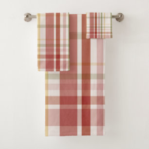 Clan Stewart Tartan Bath Towel Set