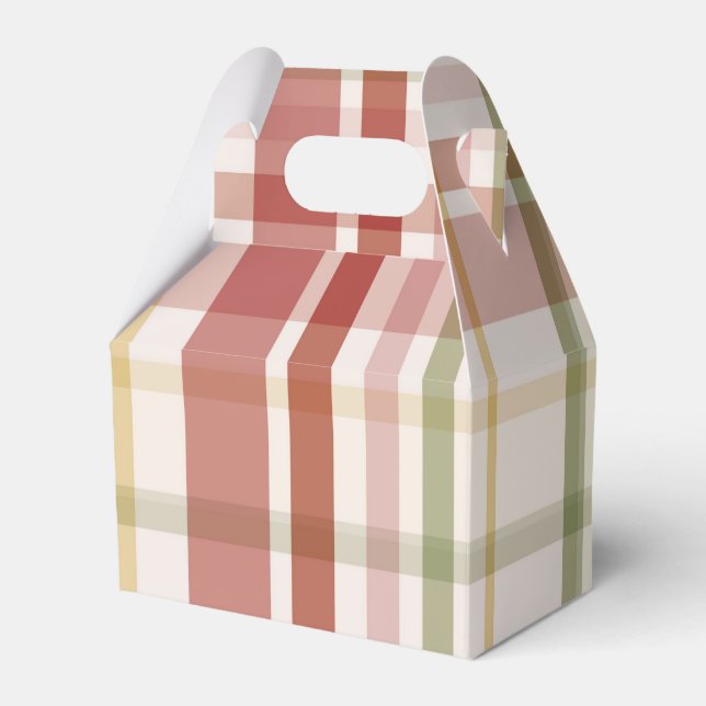 Clan Stewart Tartan Favor Boxes (Front Side)