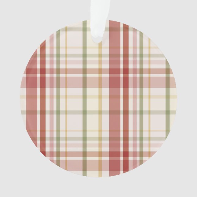 Clan Stewart Tartan Ornament (Front)
