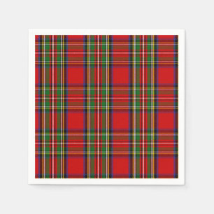 Clan Stewart Tartan Paper Napkins