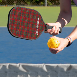 Clan Stewart Tartan Personalized Pickleball Paddle