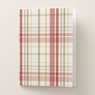 Clan Stewart Tartan Pocket Folder