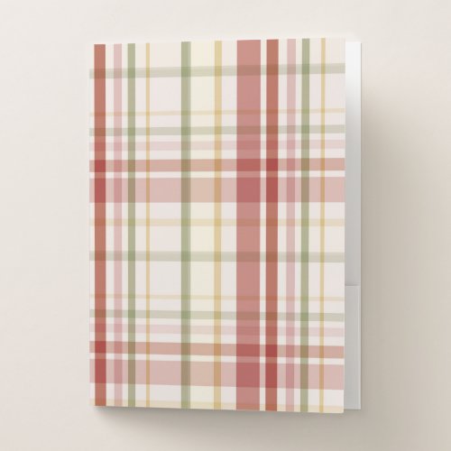 Clan Stewart Tartan Pocket Folder