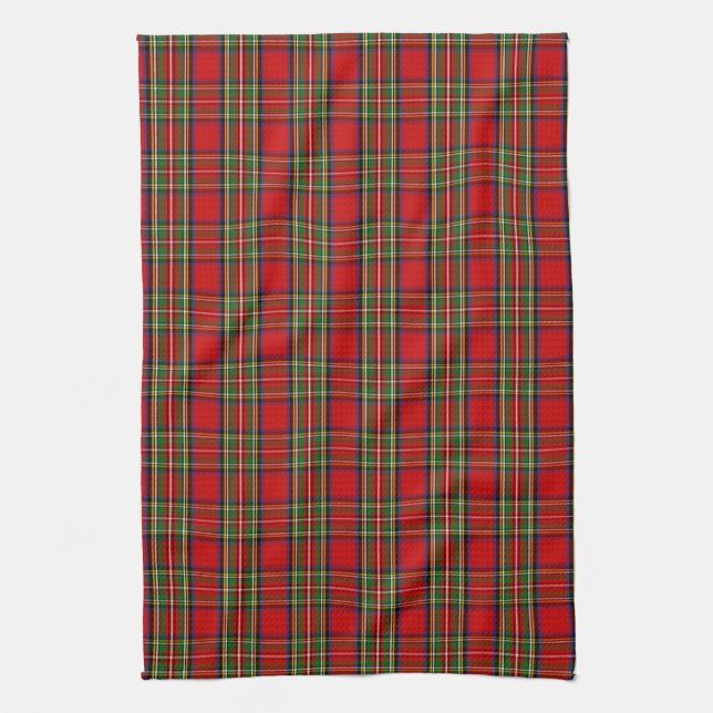 Clan Stewart Tartan Towel (Vertical)