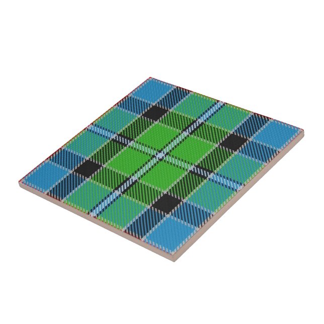 Clan Stirling Tartan  Ceramic Tile (Side)