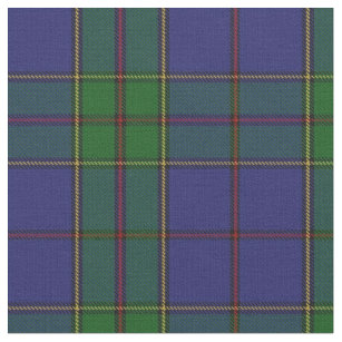 Clan Strachan Blue Red Green Scottish Tartan Fabric