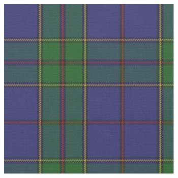 Clan Strachan Blue Red Green Scottish Tartan Fabric by OldScottishMountain at Zazzle