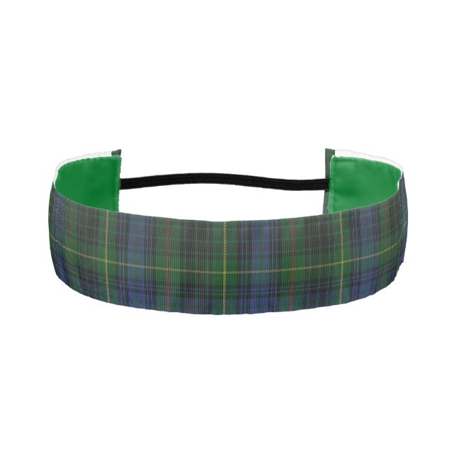 Clan Stuart Hunting Tartan Scottish Plaid 1.5" Athletic Headband (Front)