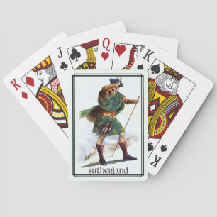 Clan Sutherland Classic Scotland Deck Poker Cards