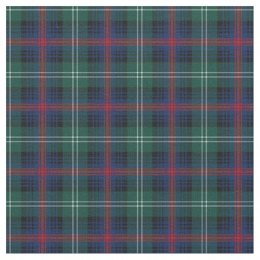 Red Original Scottish Tartan Fabric, Tartan Fabric by the Yard