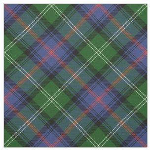 Clan Sutherland Tartan - large diagonal pattern Fabric