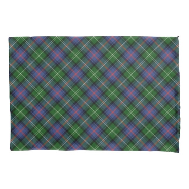Clan Sutherland Tartan Pillow Case (Front)