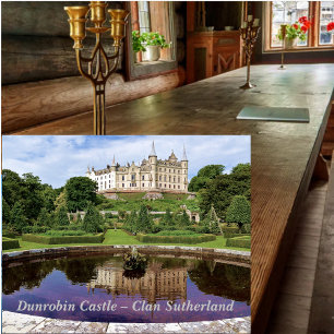 Clan Sutherland's Dunrobin Castle Garden Landscape Jigsaw Puzzle