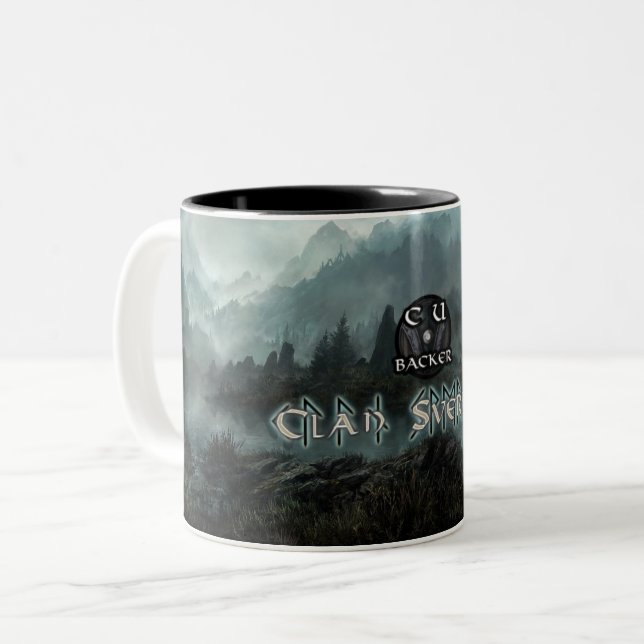 Clan Sverker "CU Backer" Mug (Front Left)