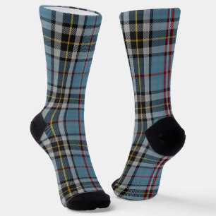 Clan Thompson Dress Blue Tartan  Socks