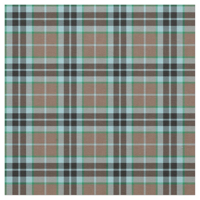 Clan Thompson Hunting Tartan Fabric (Close Up)