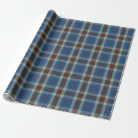 Clan Thompson Scottish Blue and Gray Tartan Plaid