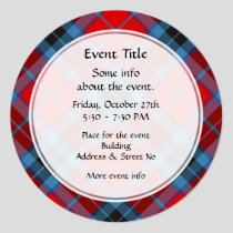 Clan Thompson Tartan Invitation