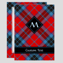 Clan Thompson Tartan Invitation